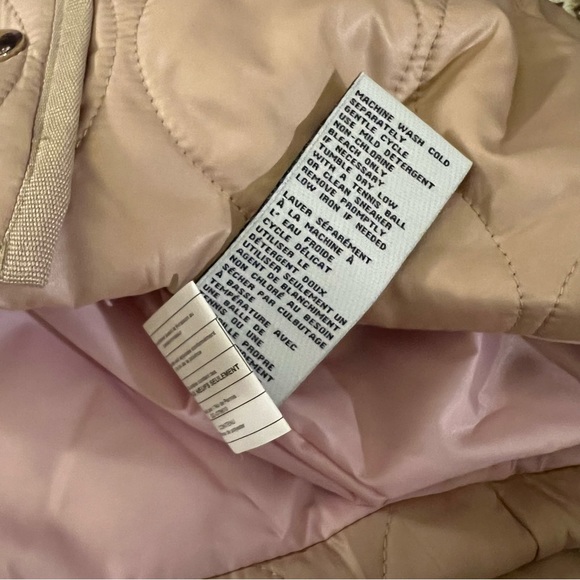 NWT Kate Spade L Relaxed Belted Quilted Anorak Coat Khaki - Picture 3 of 9